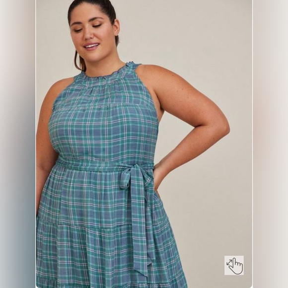 Torrid Maxi Lindsay Hi-Low Tiered Dress - Picture 2 of 5